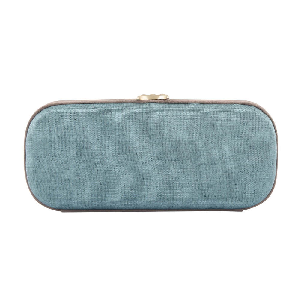 Clea Minaudière Clutch - Azure