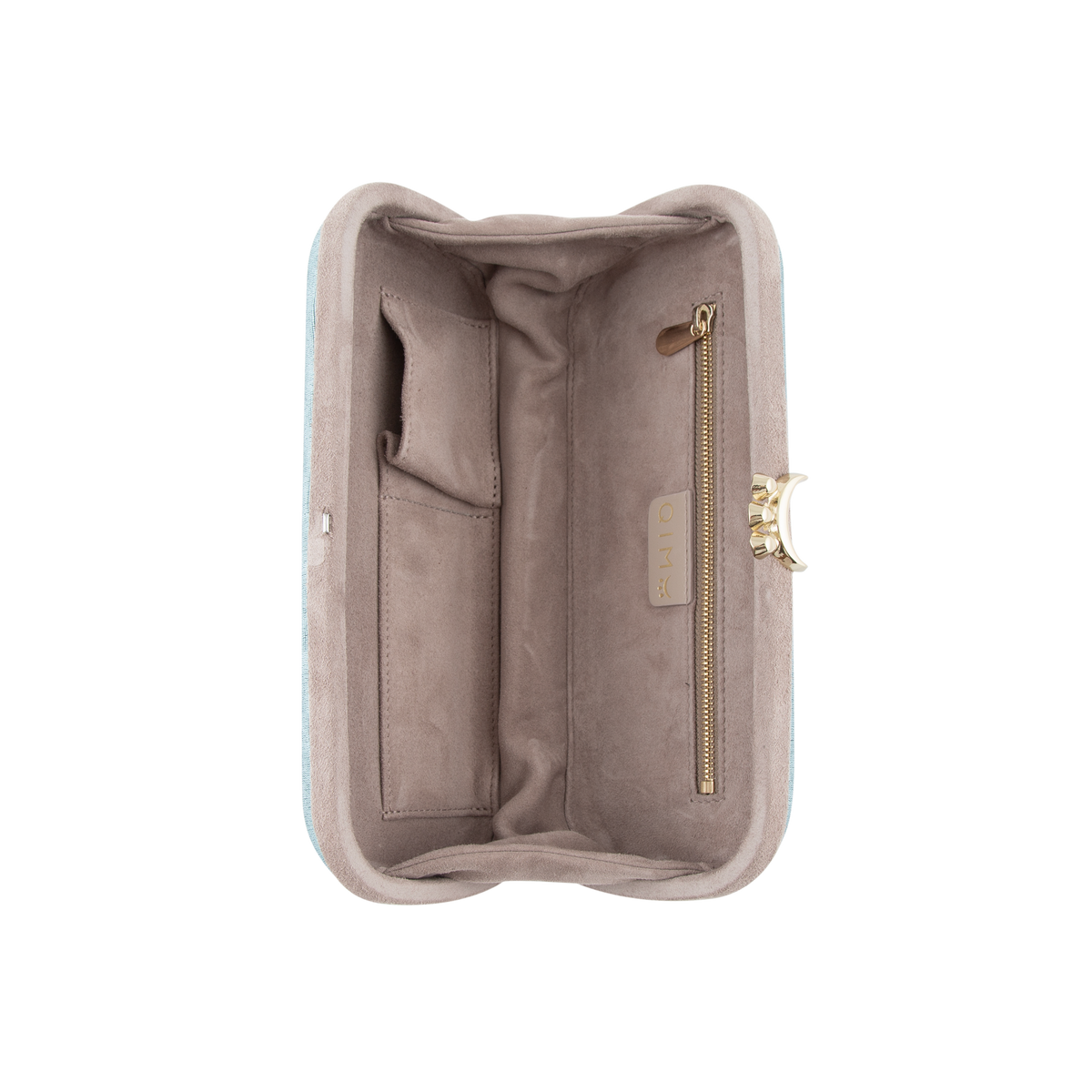 Clea Minaudière Clutch - Azure