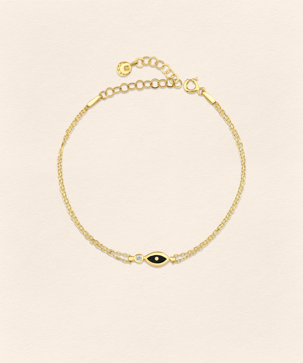 Eye Diamond Gold Bracelet - 3