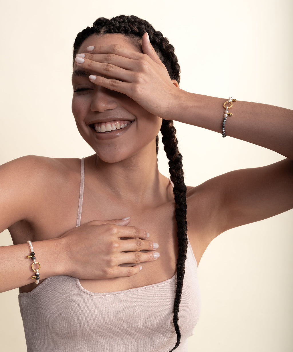 Sumerian White Pearl Bracelet - 3