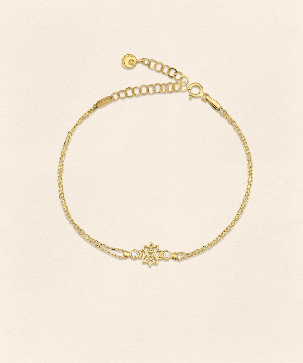 Adel Diamond Gold Bracelet - 3