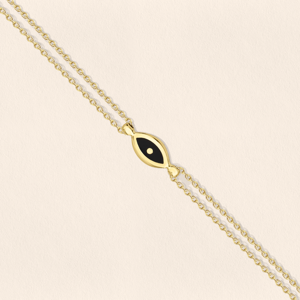 Eye Gold Bracelet