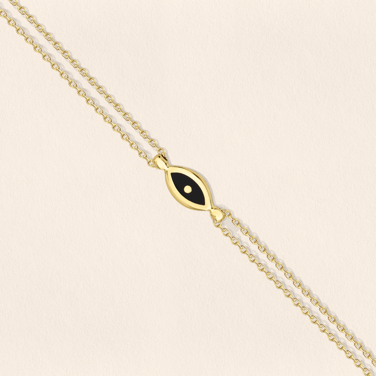Eye Gold Bracelet