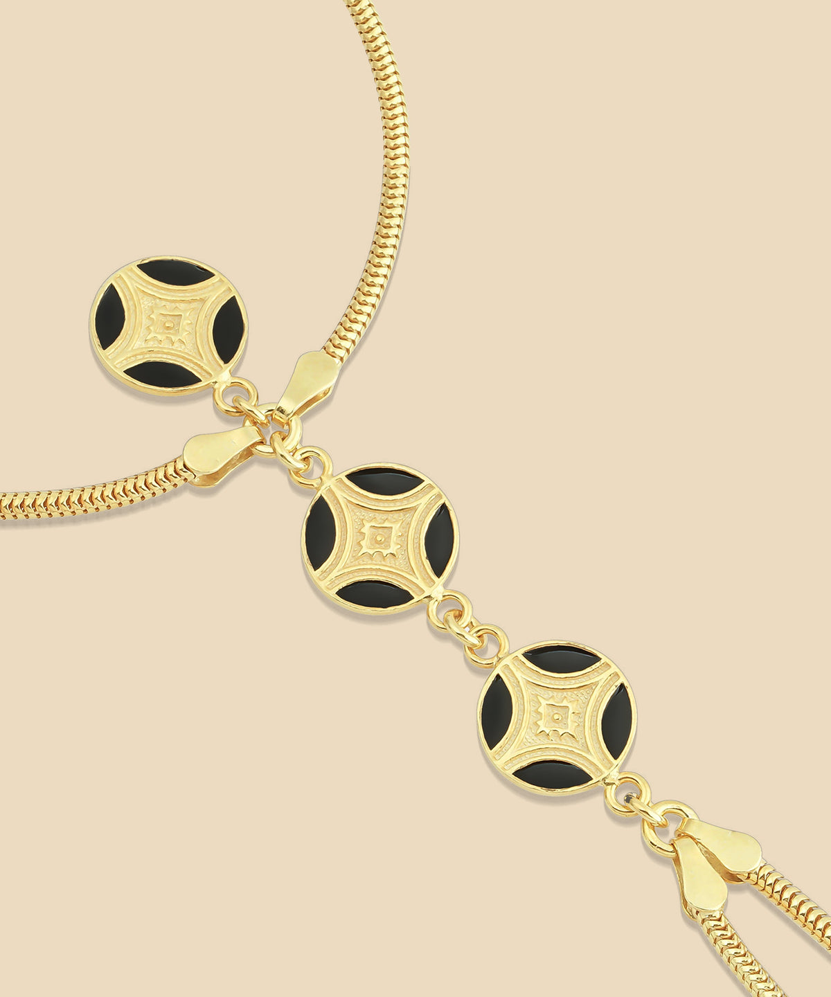 Mari Triple Finger Bracelet - 3