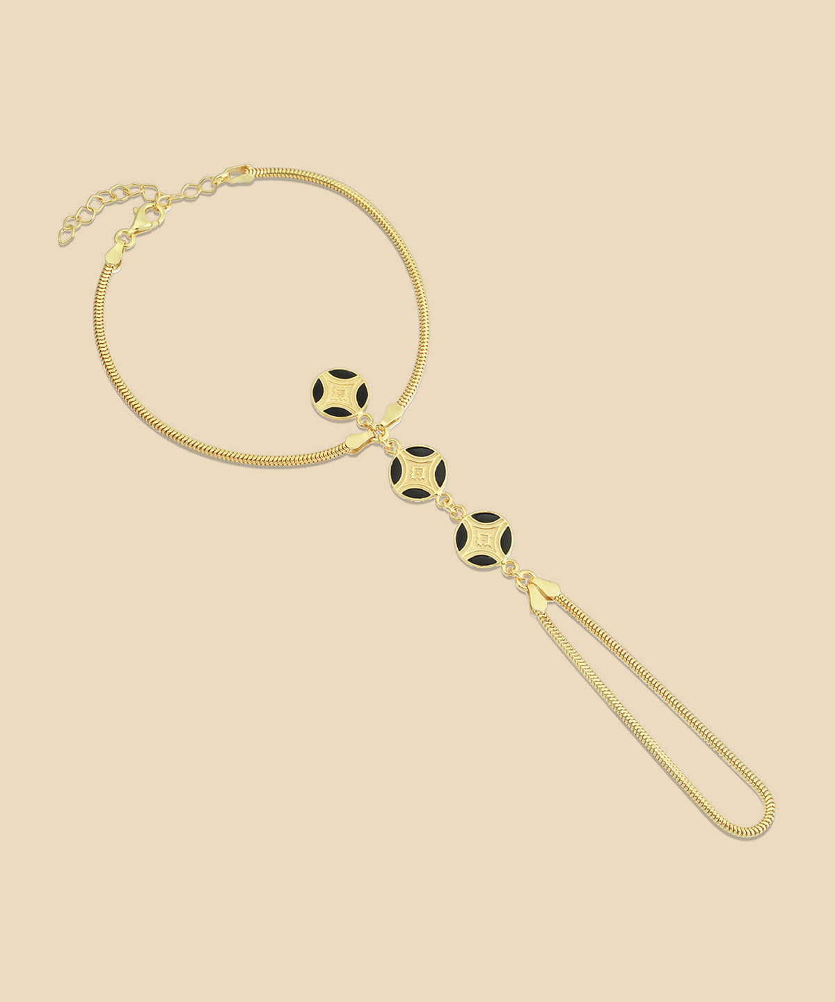 Mari Triple Finger Bracelet