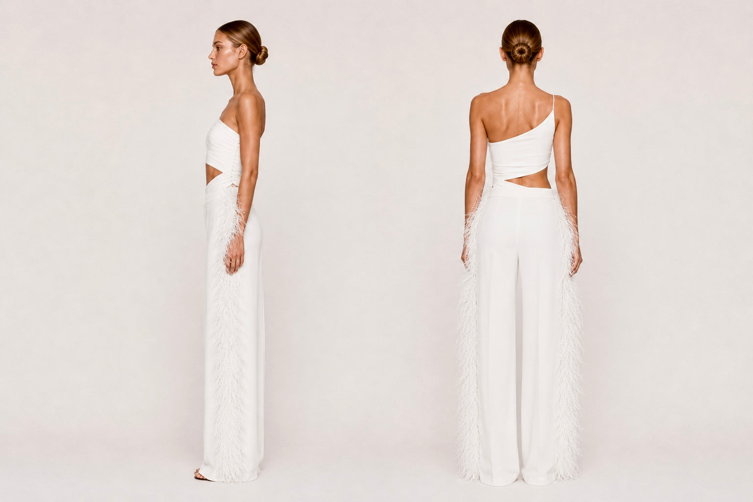 Seraphina Pants - White Feather