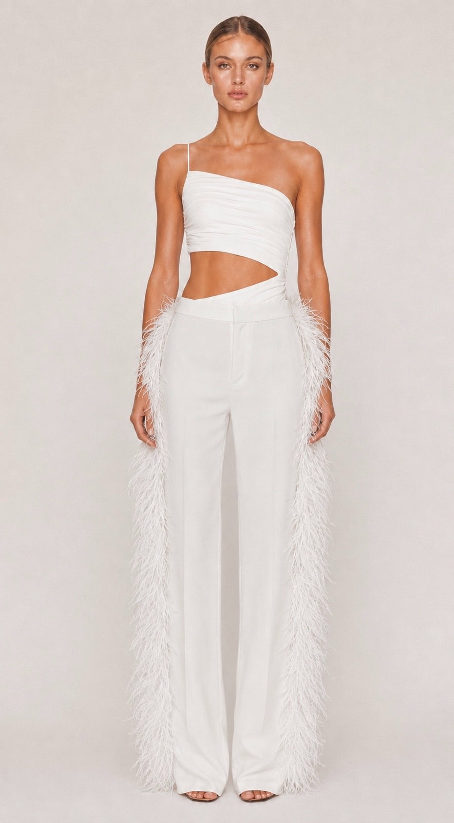 Seraphina Pants - White Feather
