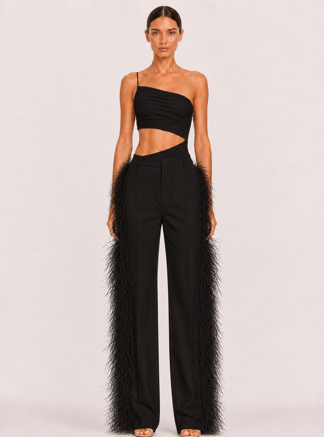 Seraphina Pants - Black Feather
