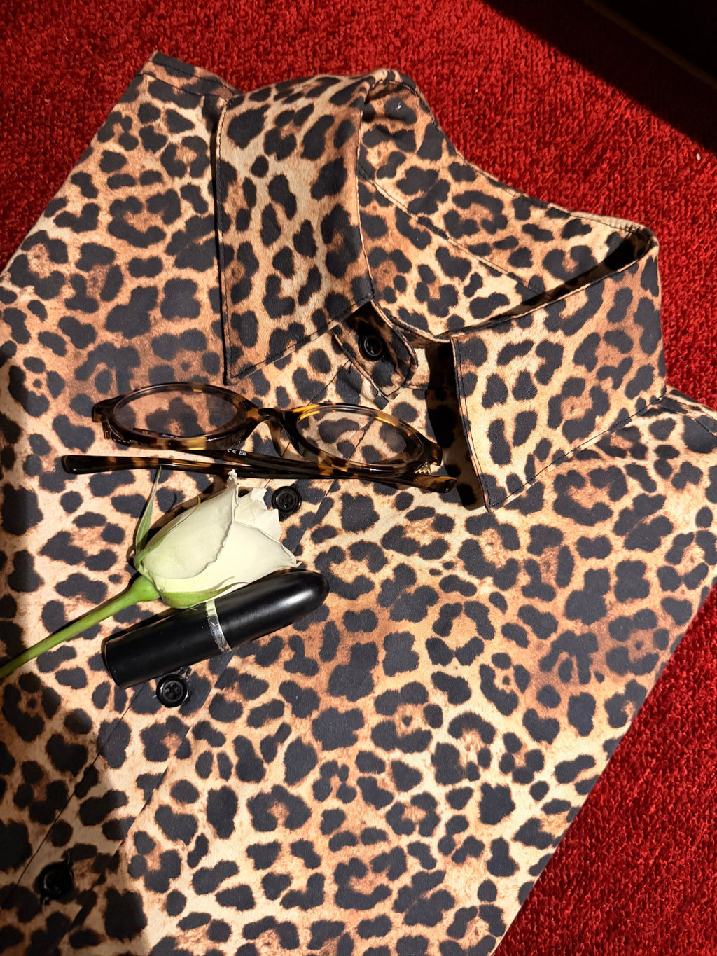 Juliette Leopard Print Cotton Pajama Set - Leopard