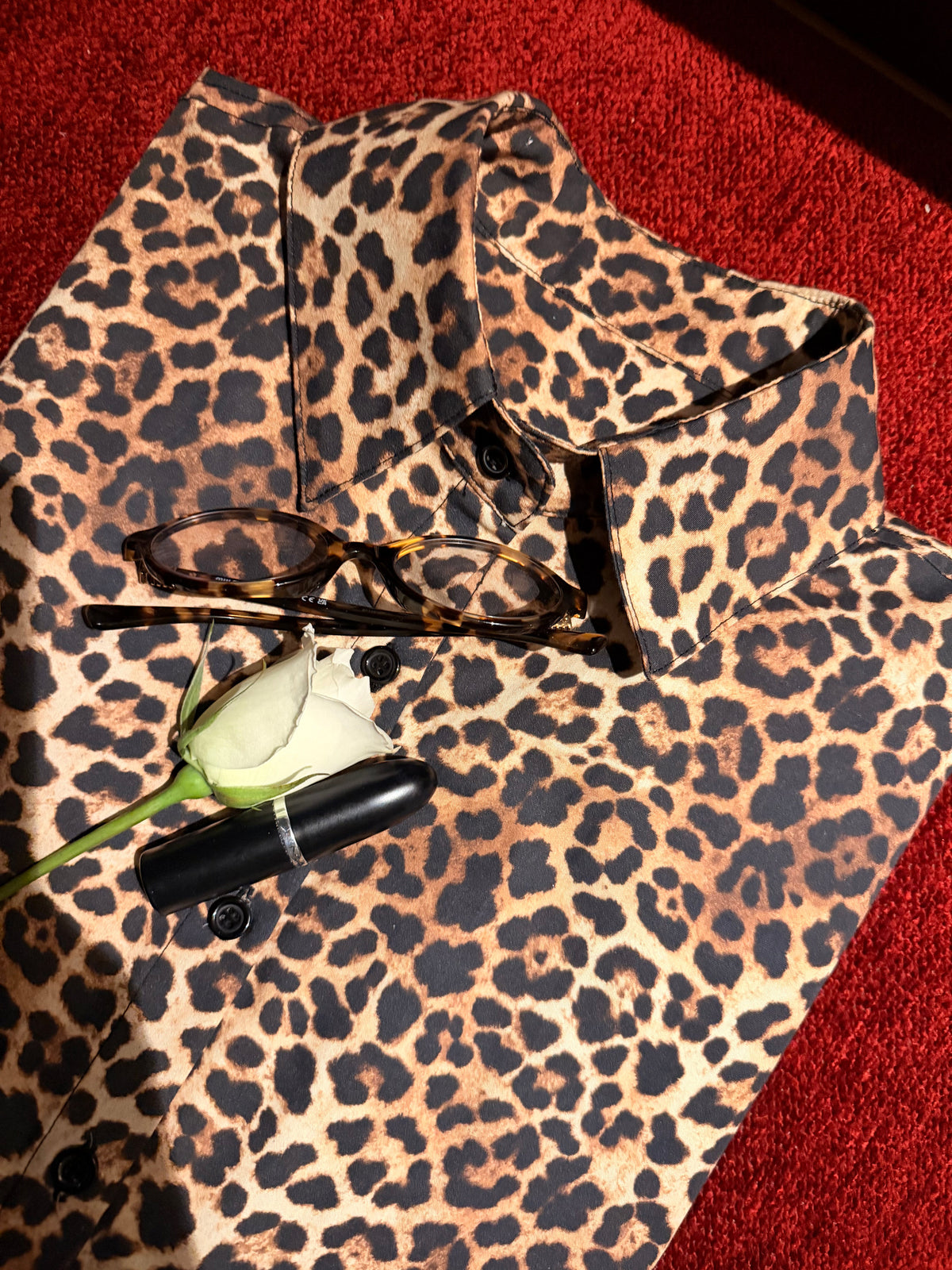 Juliette Leopard Print Cotton Pajama Set - Leopard