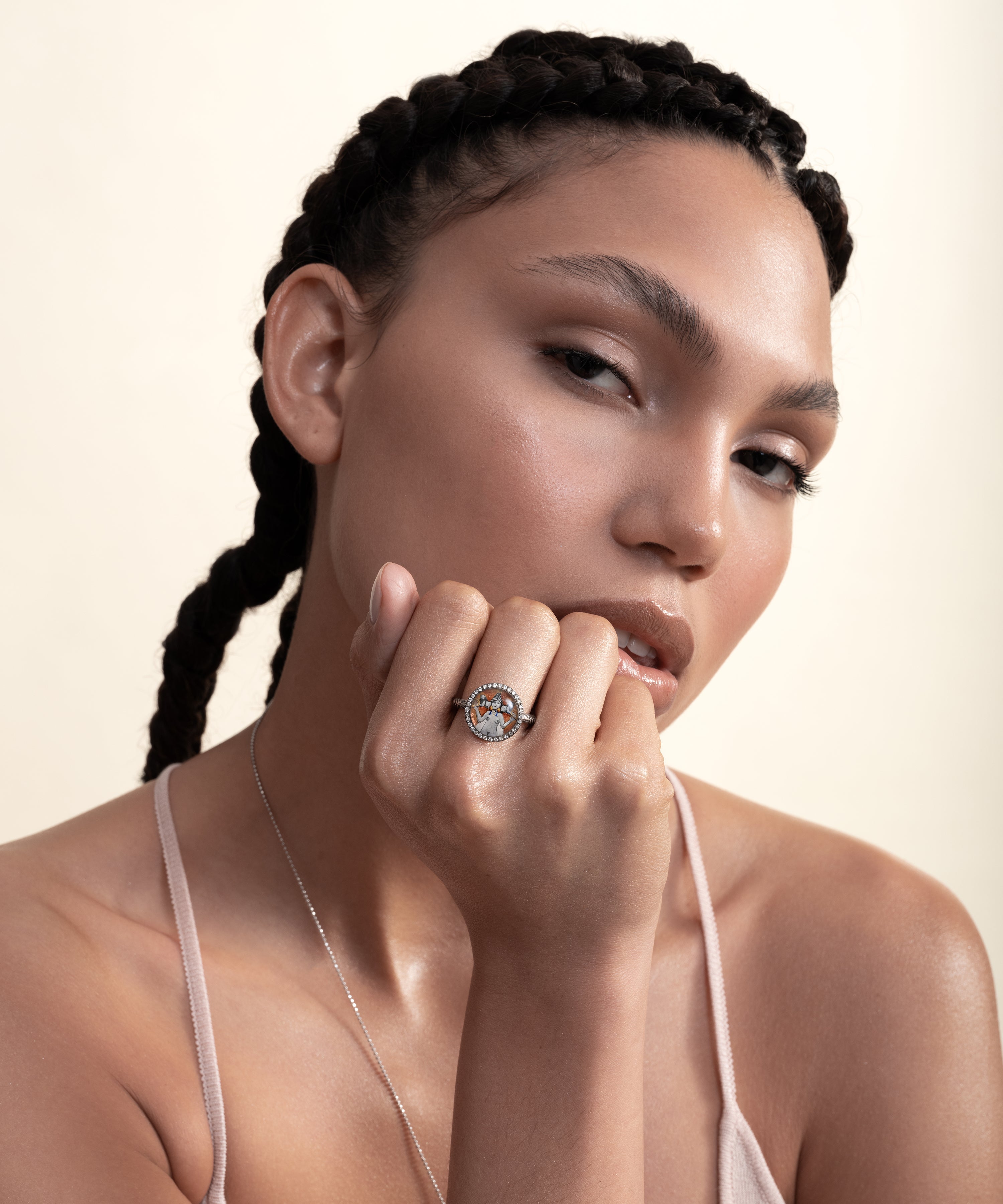 Inanna Miniature Diamond Ring - 2