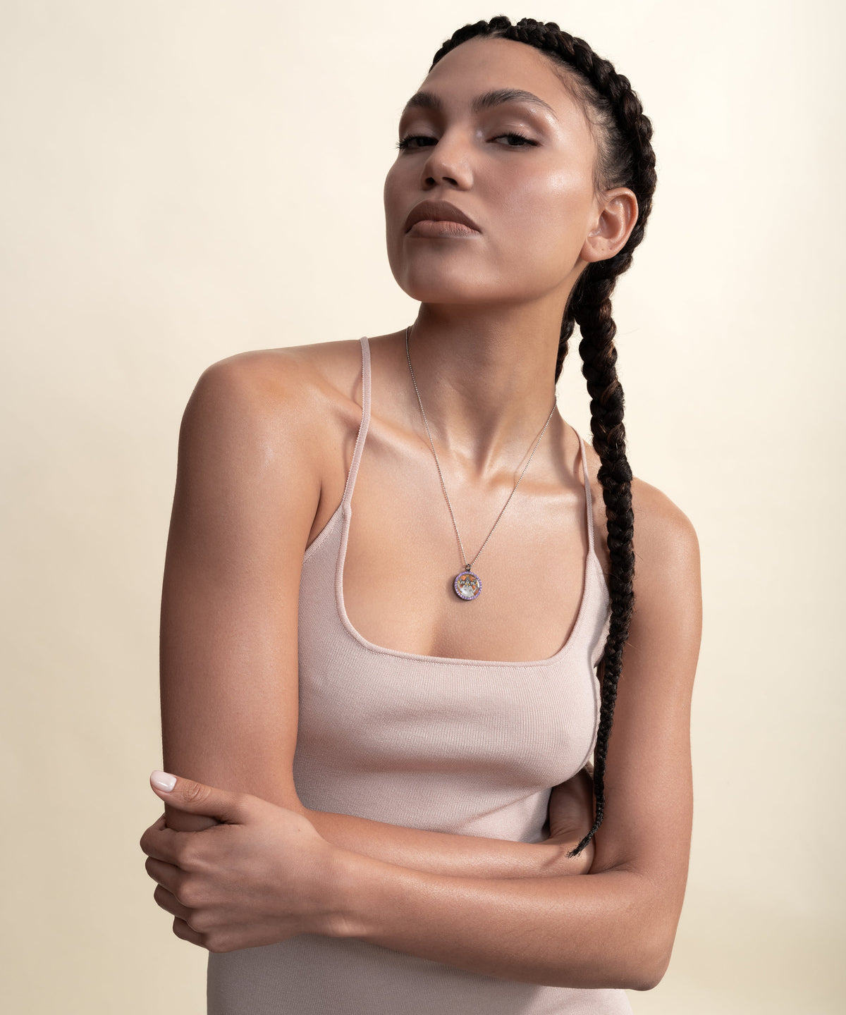 Inanna Miniature Amethyst Pendant - 3