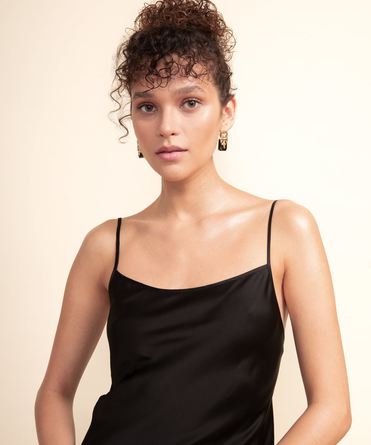 Birdman Onyx Gold Earrings - 3