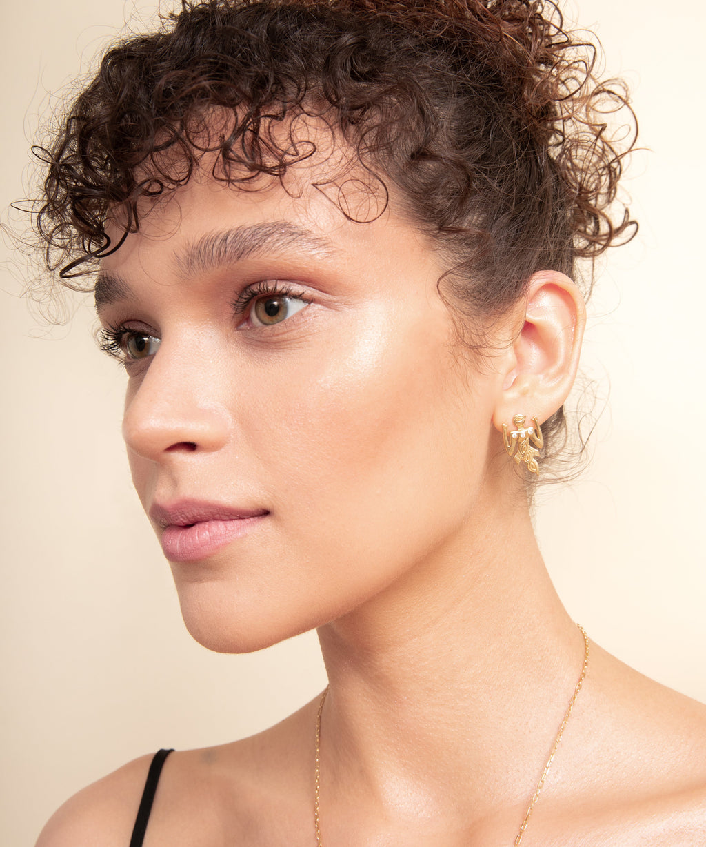 Birdman Gold Earrings - 2