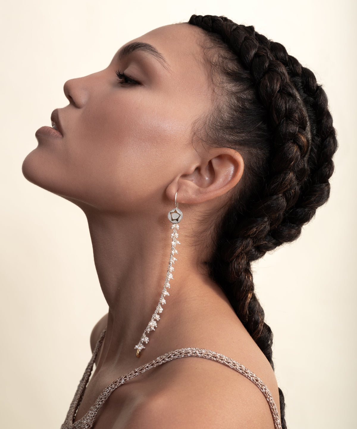 Sumerian Pearl Earring - 2