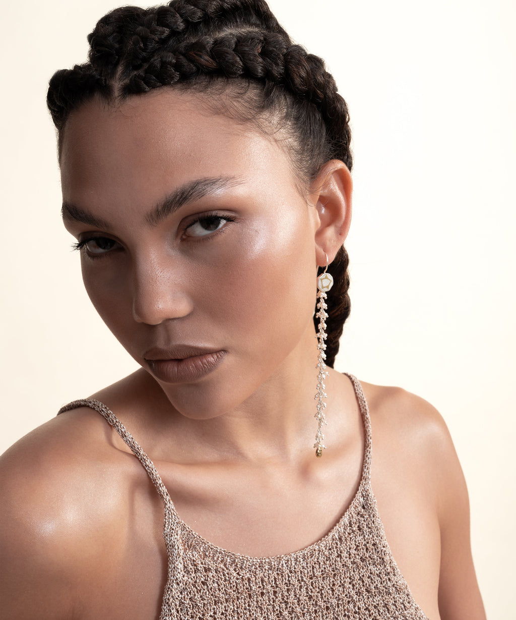 Sumerian Pearl Earring - 9