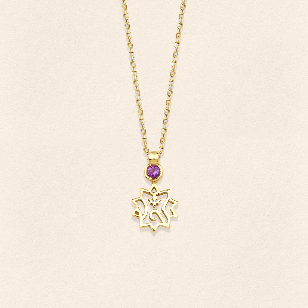 Adel Amethyst Gold Necklace