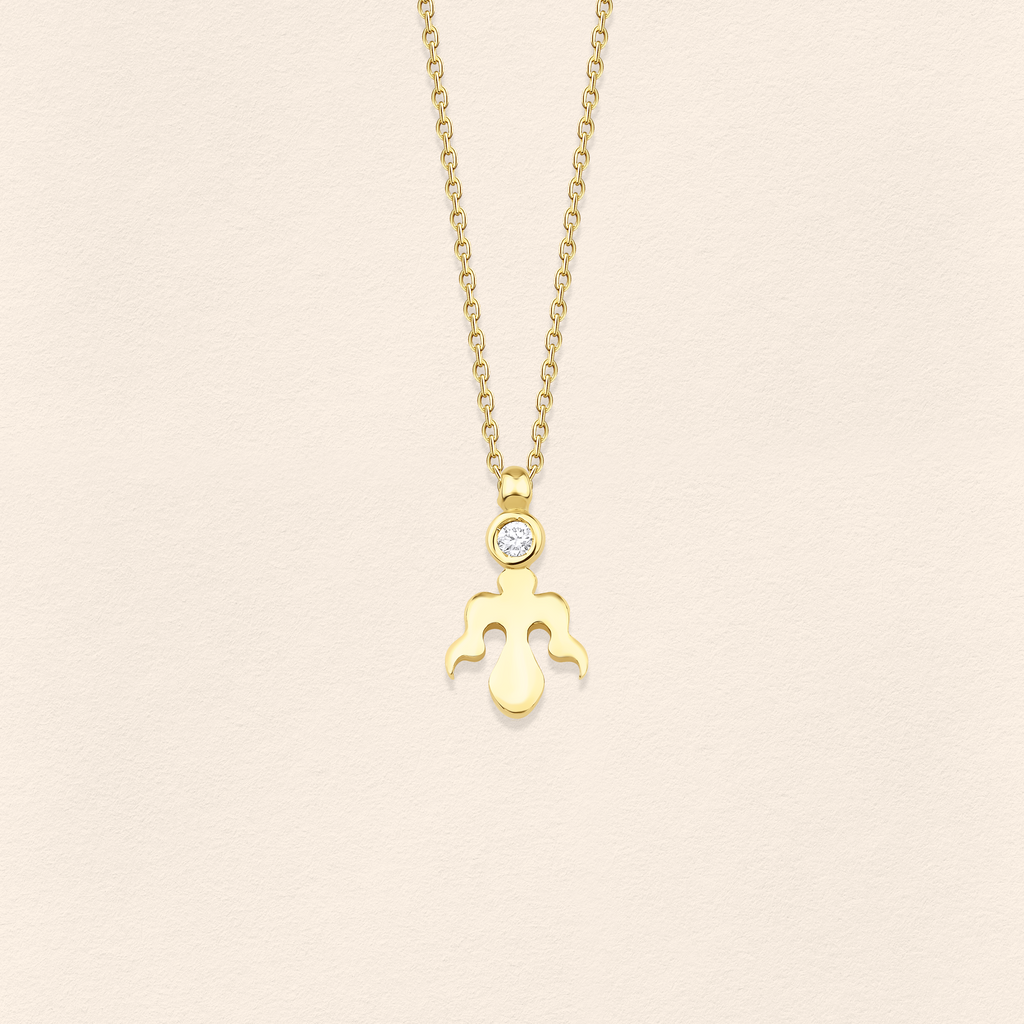 Alka Diamond Gold Necklace