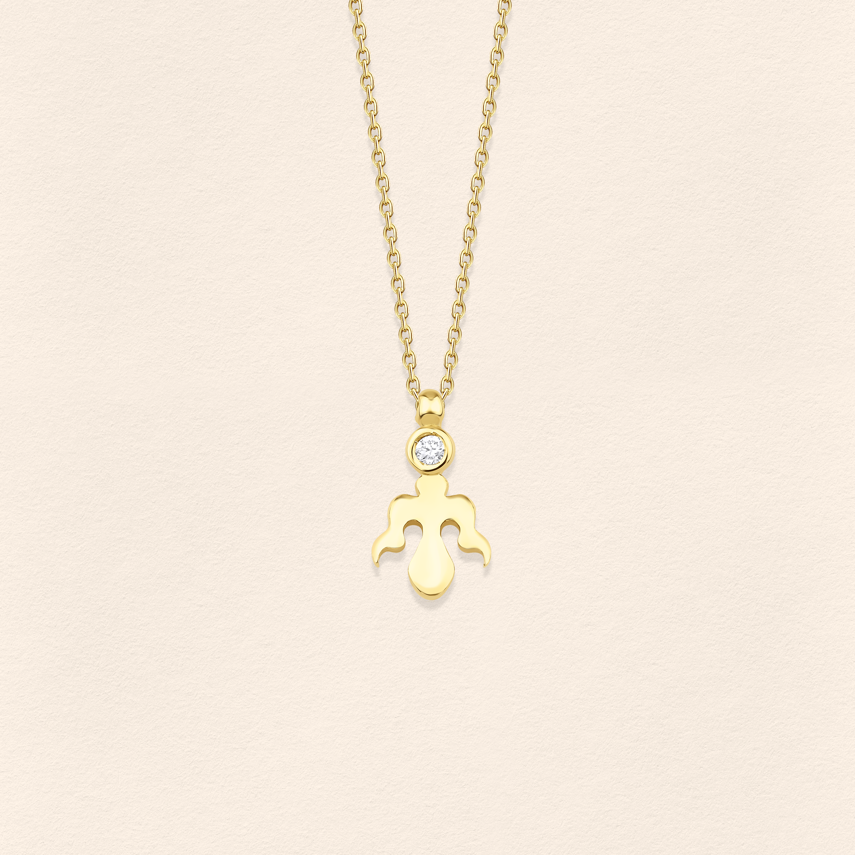 Alka Diamond Gold Necklace