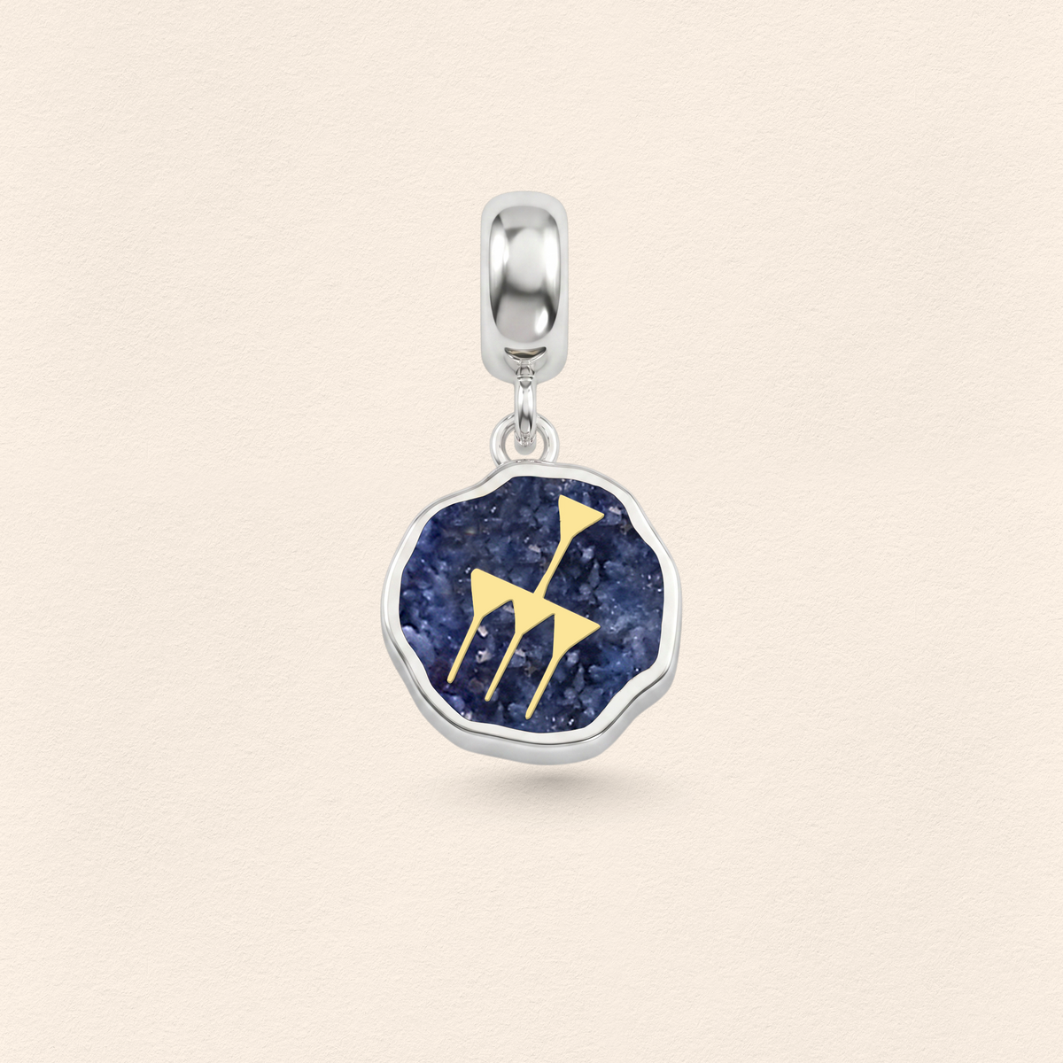 Sumerian Lapis Abundance Pendant Charm