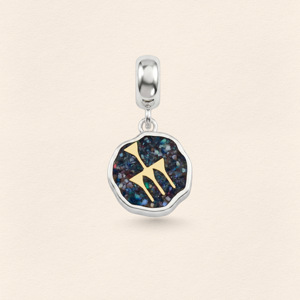 Sumerian Black Pearl Abundance Pendant Charm