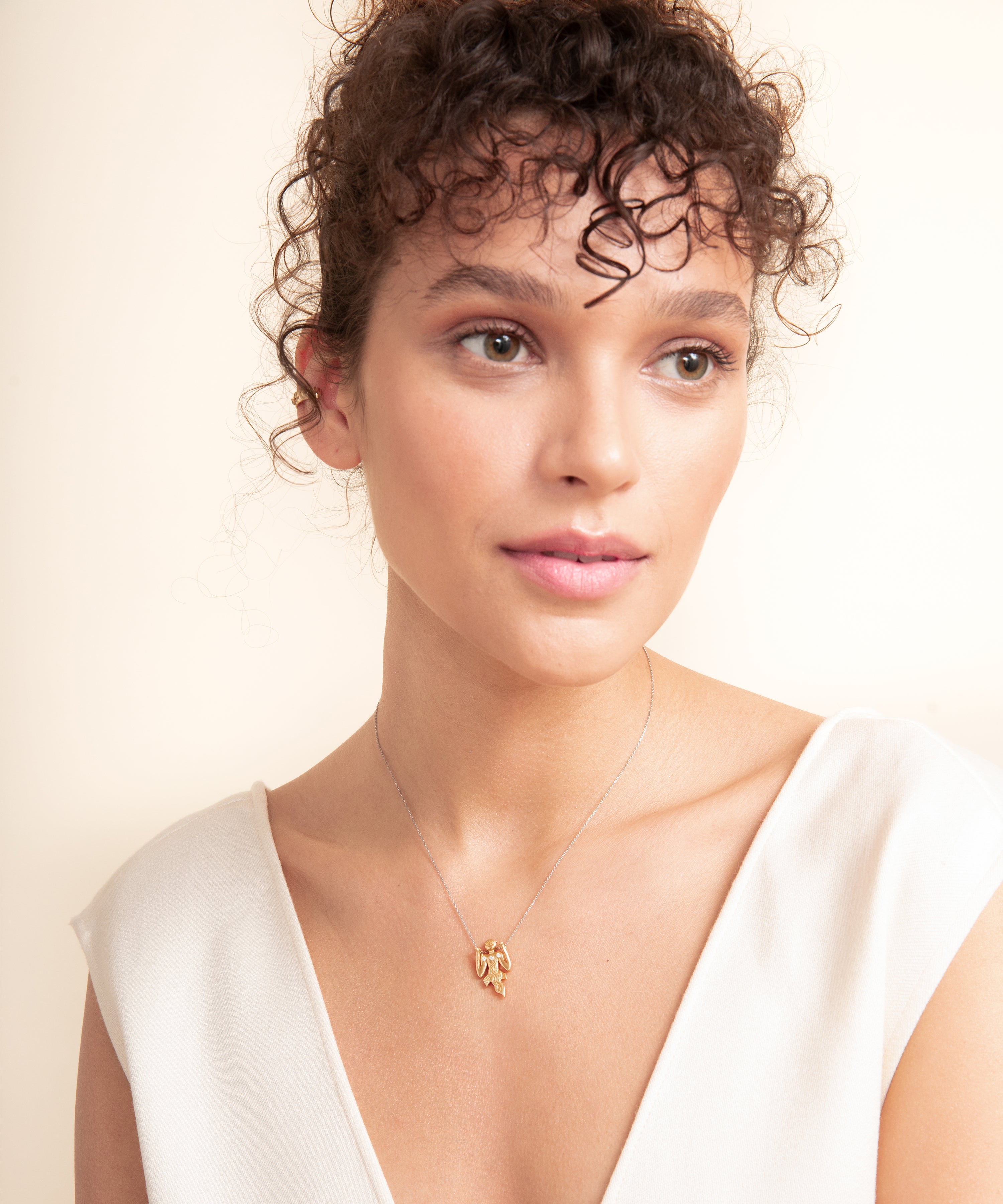 Birdman Gold Necklace Small - 3