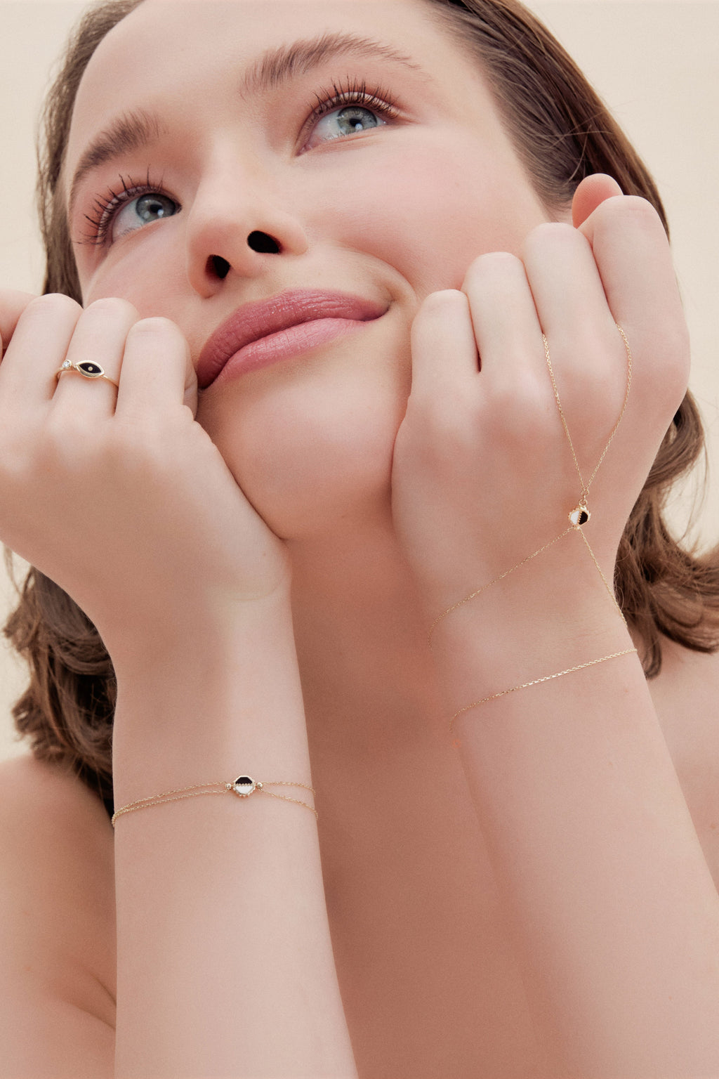 Eye Diamond Gold Ring - 4