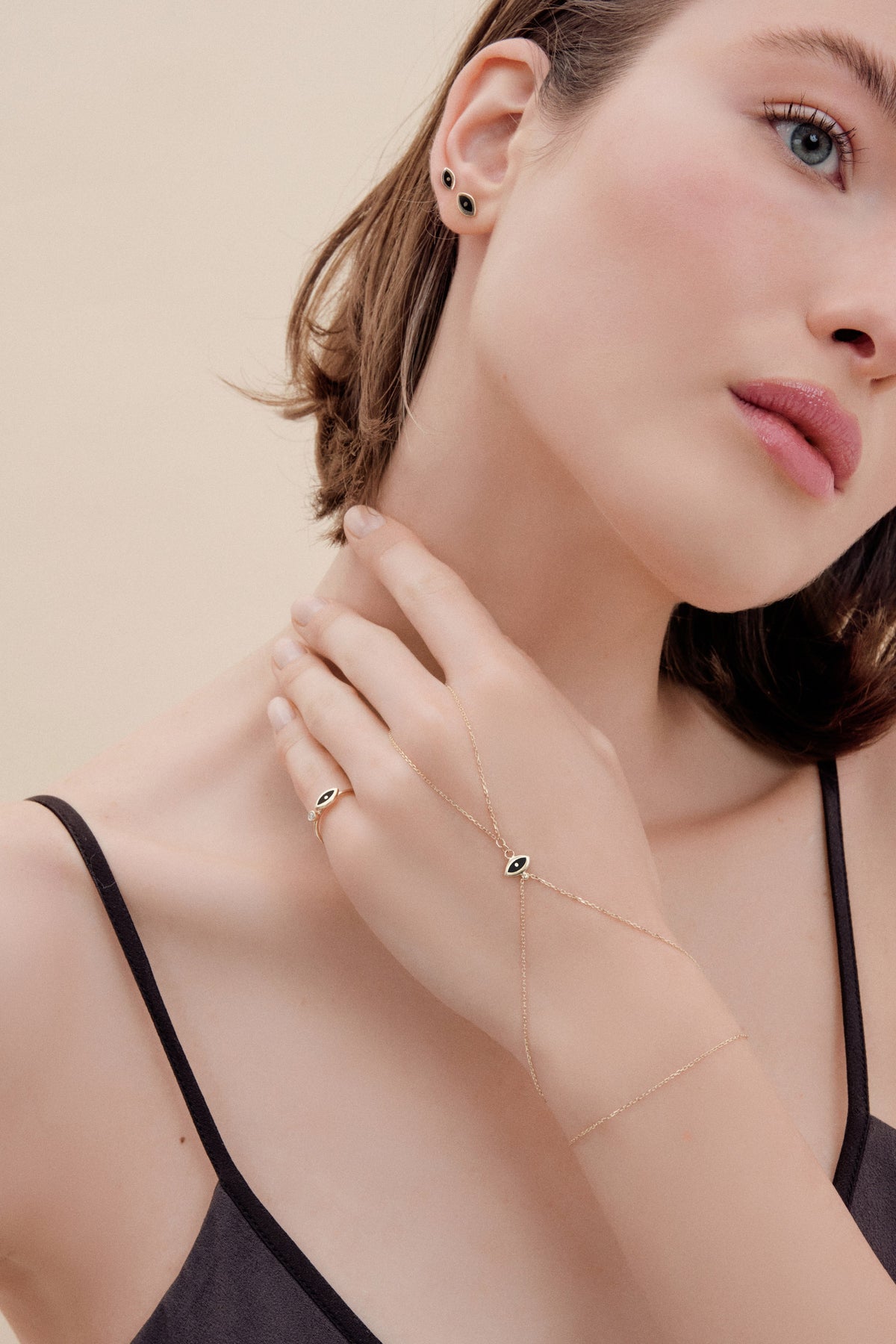 Eye Diamond Gold Ring - 6