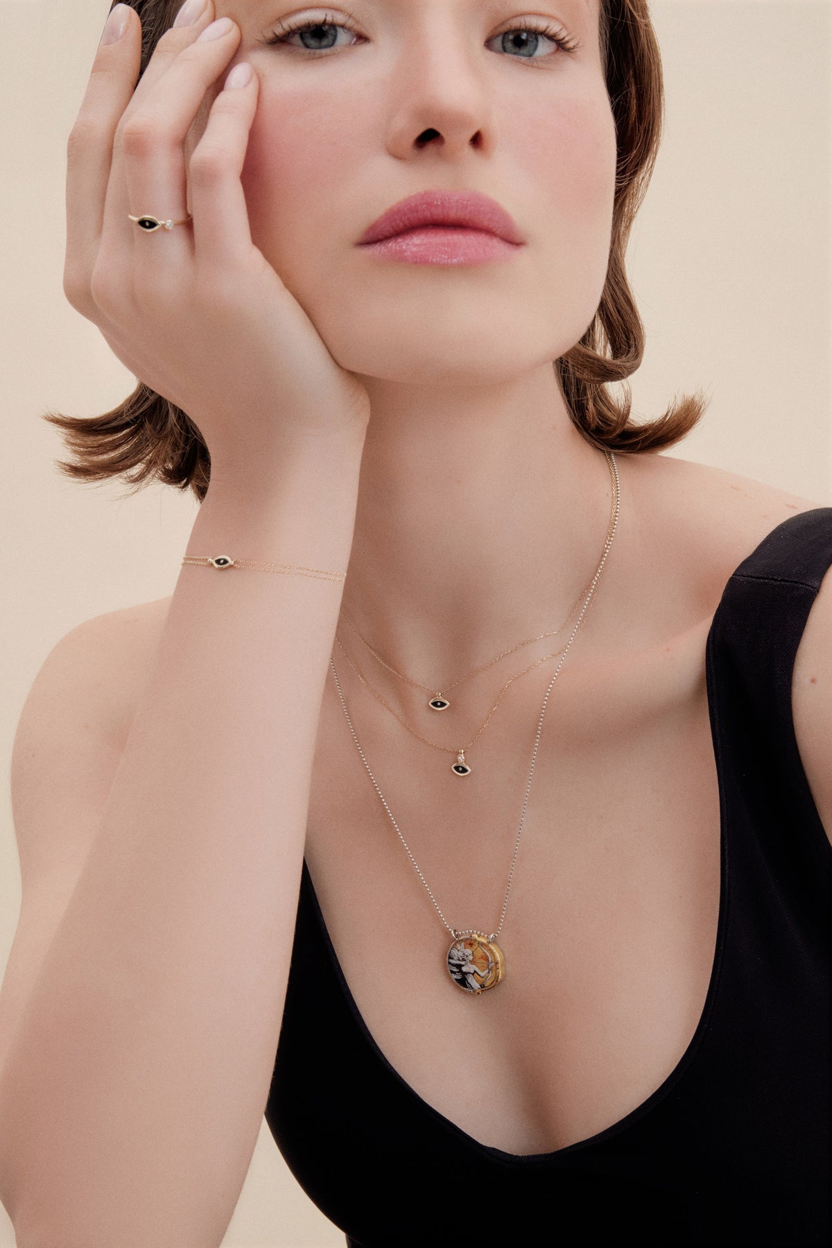 Eye Gold Bracelet - 4