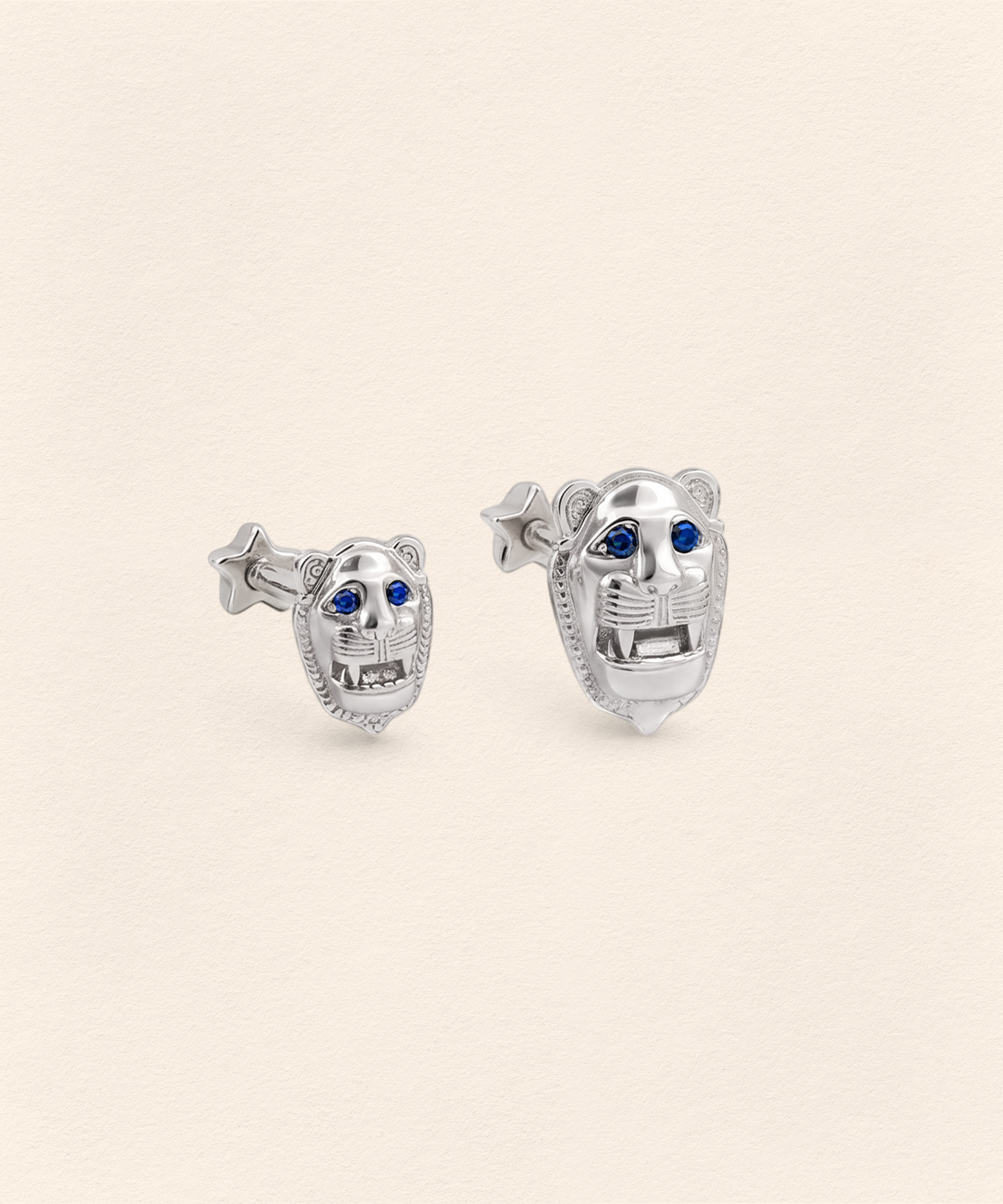 Assyrian Lion Sapphire Piercing - 2