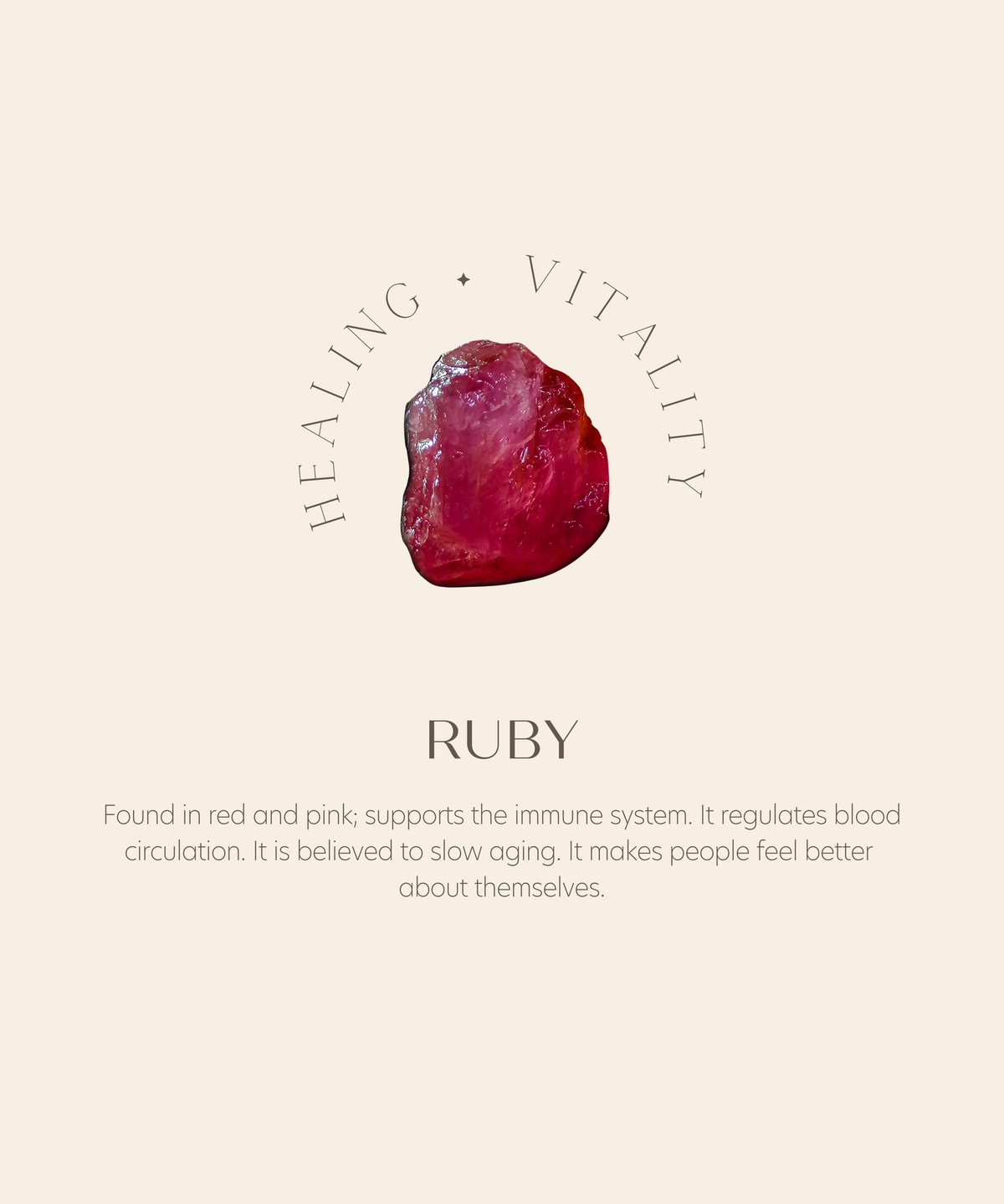 Inanna Miniature Ruby Pendant - 5