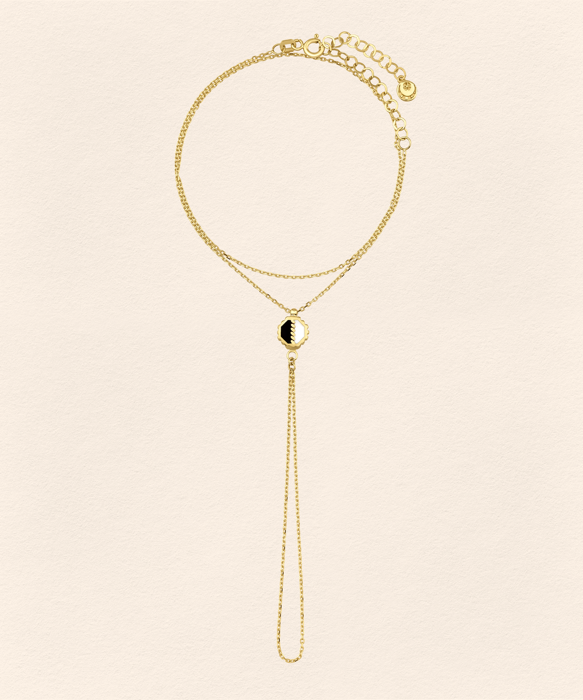 Aden Gold Finger Bracelet - 3