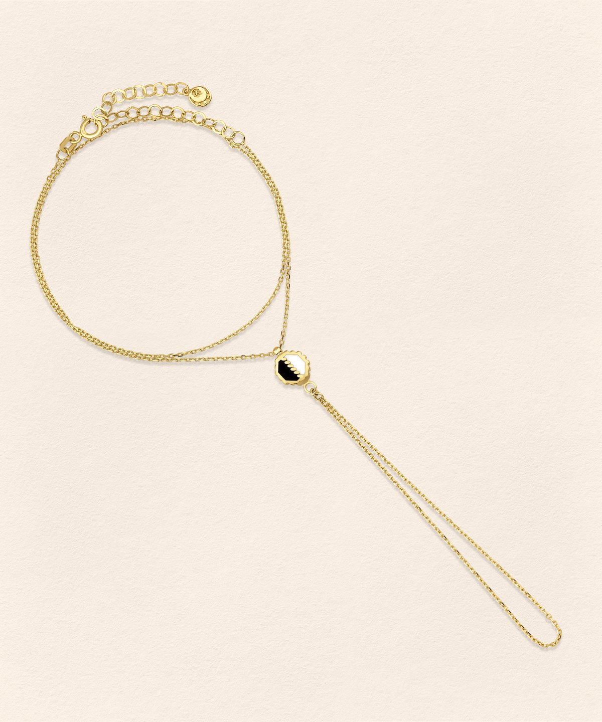 Aden Gold Finger Bracelet - 5