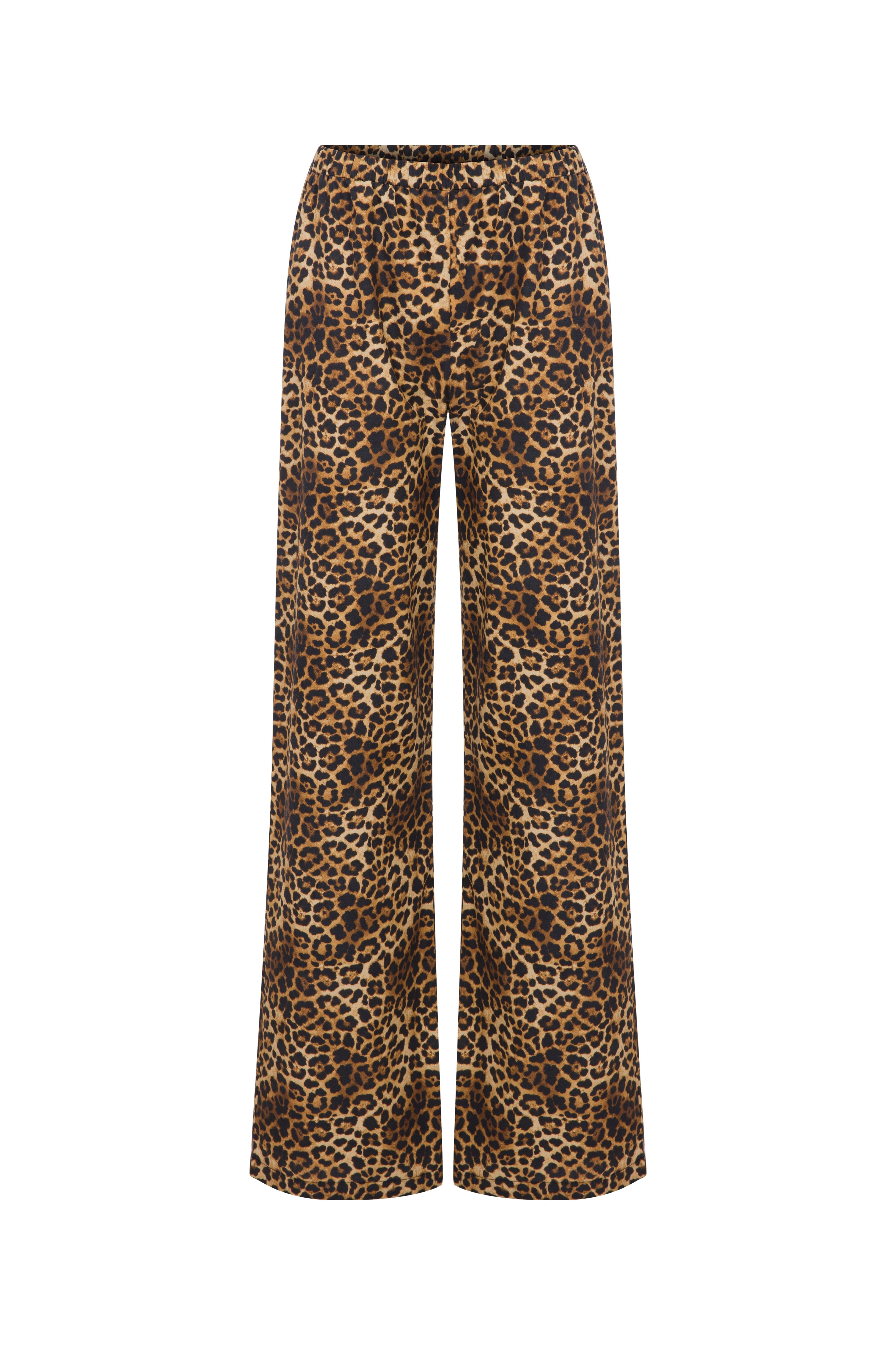 Juliette Leopard Print Cotton Pajama Set - Leopard