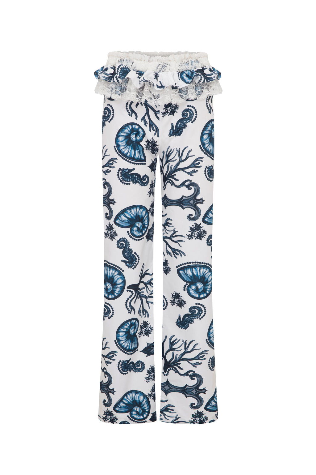 Marianne Patterned Voile Pajama Set