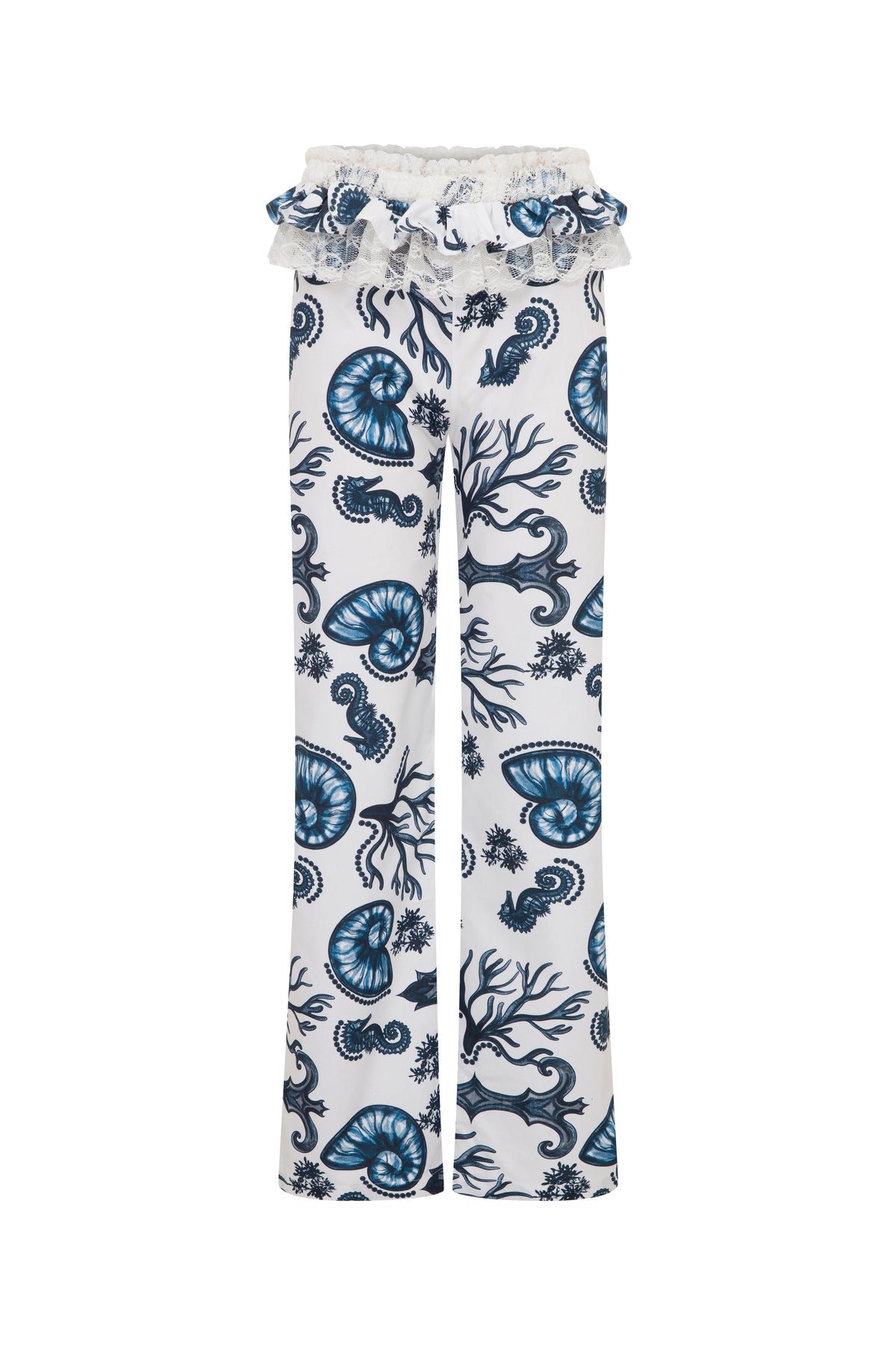 Marianne Patterned Voile Pajama Set