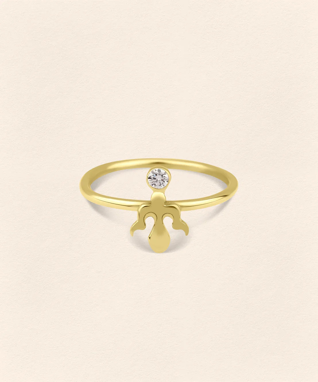 Alka Diamond Gold Ring - 3