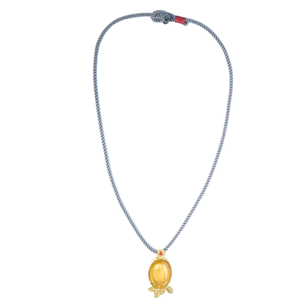 Demeter Yellow Quartz Necklace
