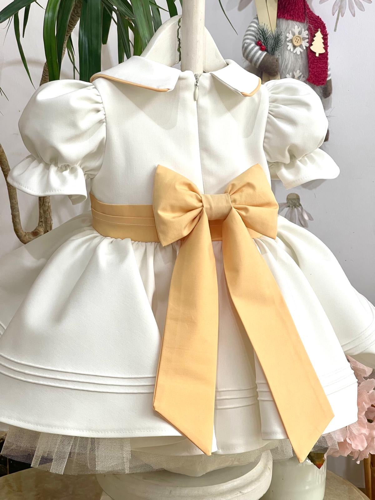 Yellow Detail Birthday Dress