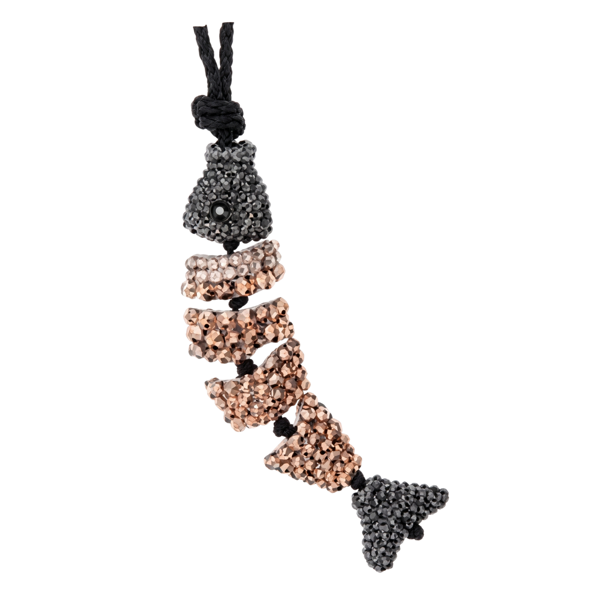 Eudora Balik Swarosvki Necklace, Rose Gold