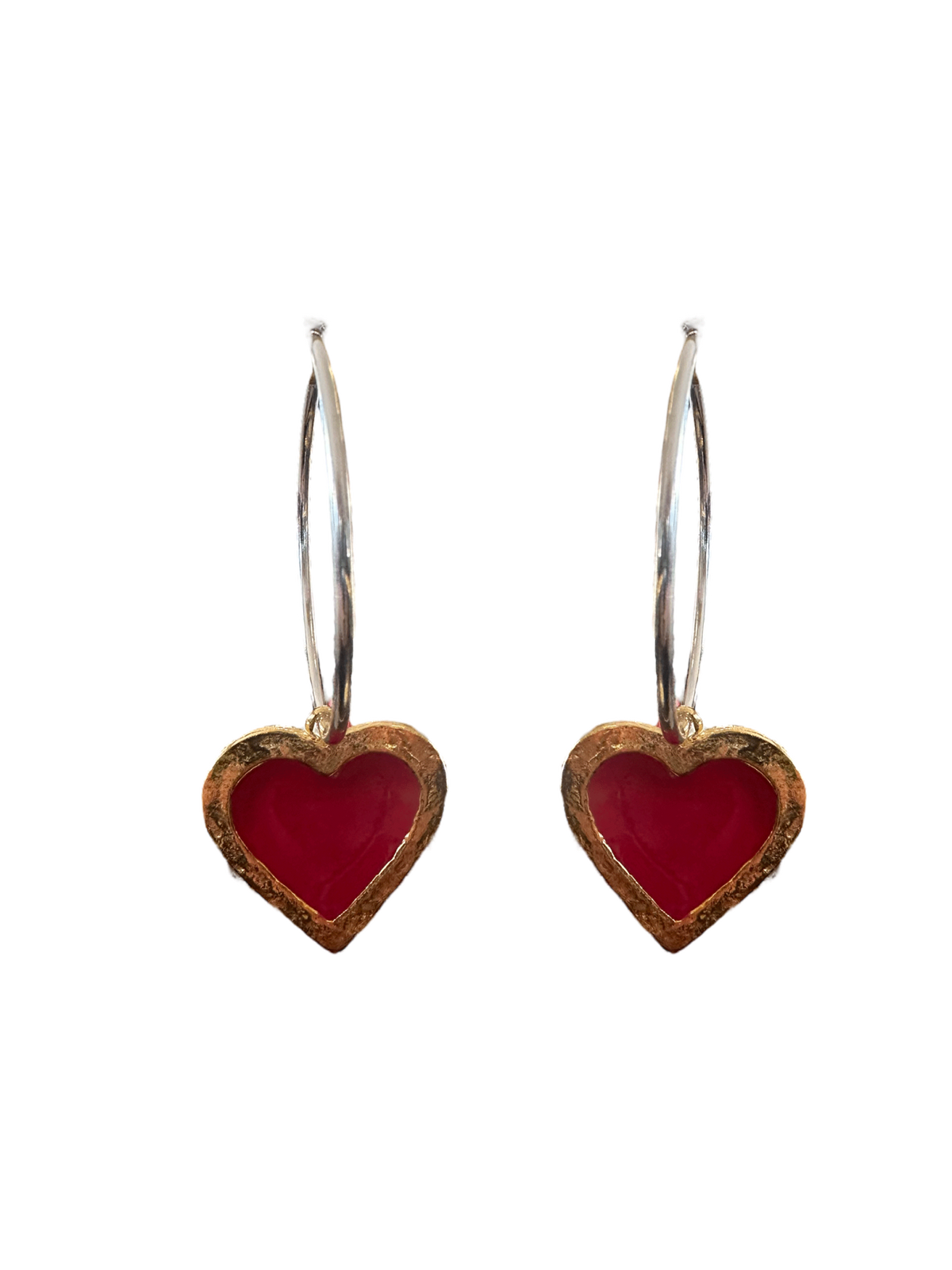 Big Love Silver Halka Earrings