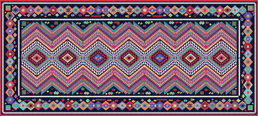 Bohemian Gabardin Scarf - 90 X 200 Cm