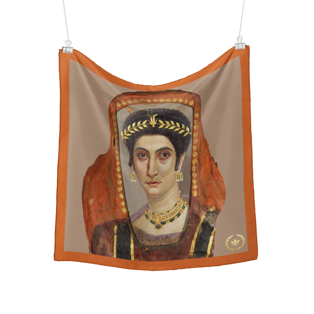 Queen Isadora Silk Scarf - 55 X 55 Cm