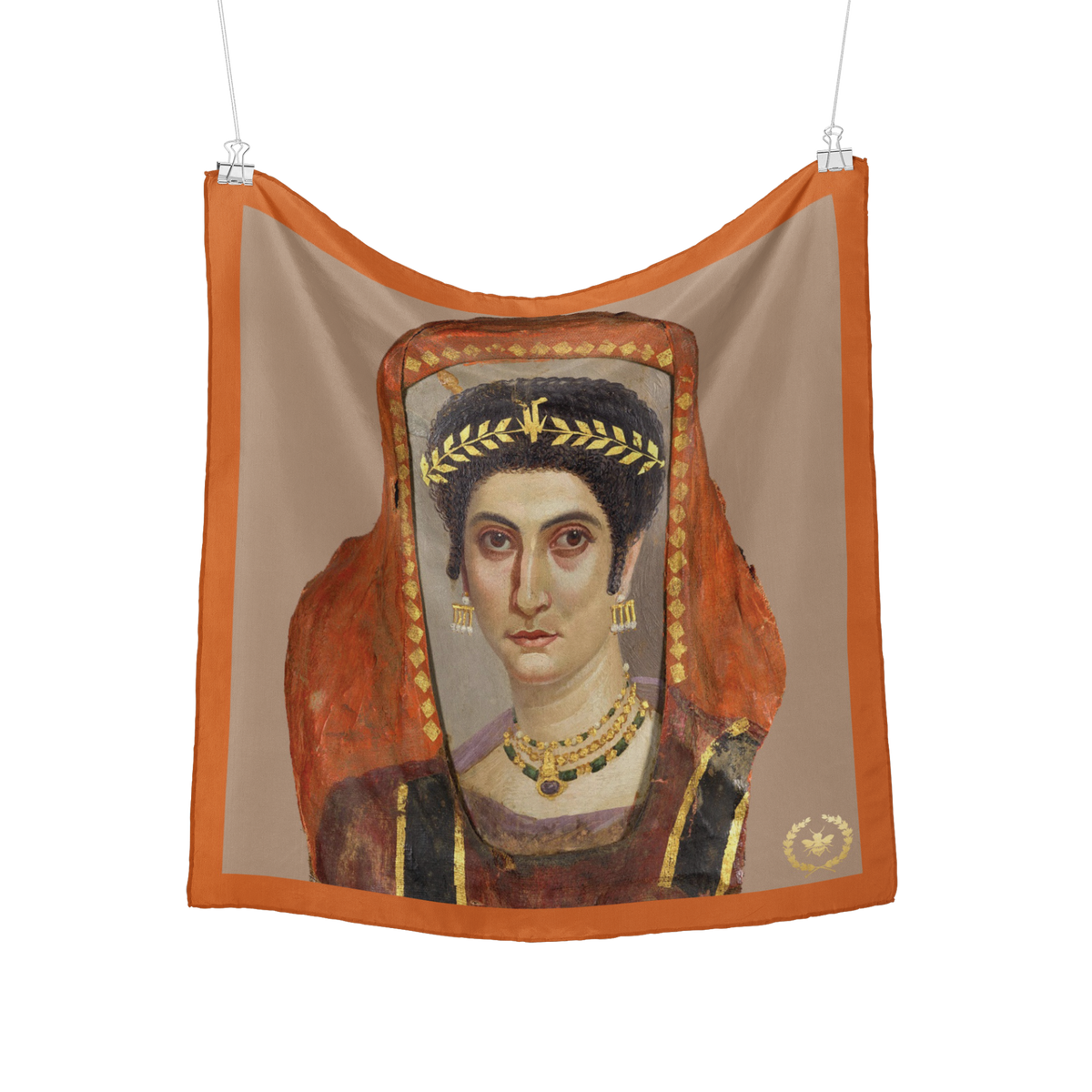 Queen Isadora Silk Scarf - 55 X 55 Cm