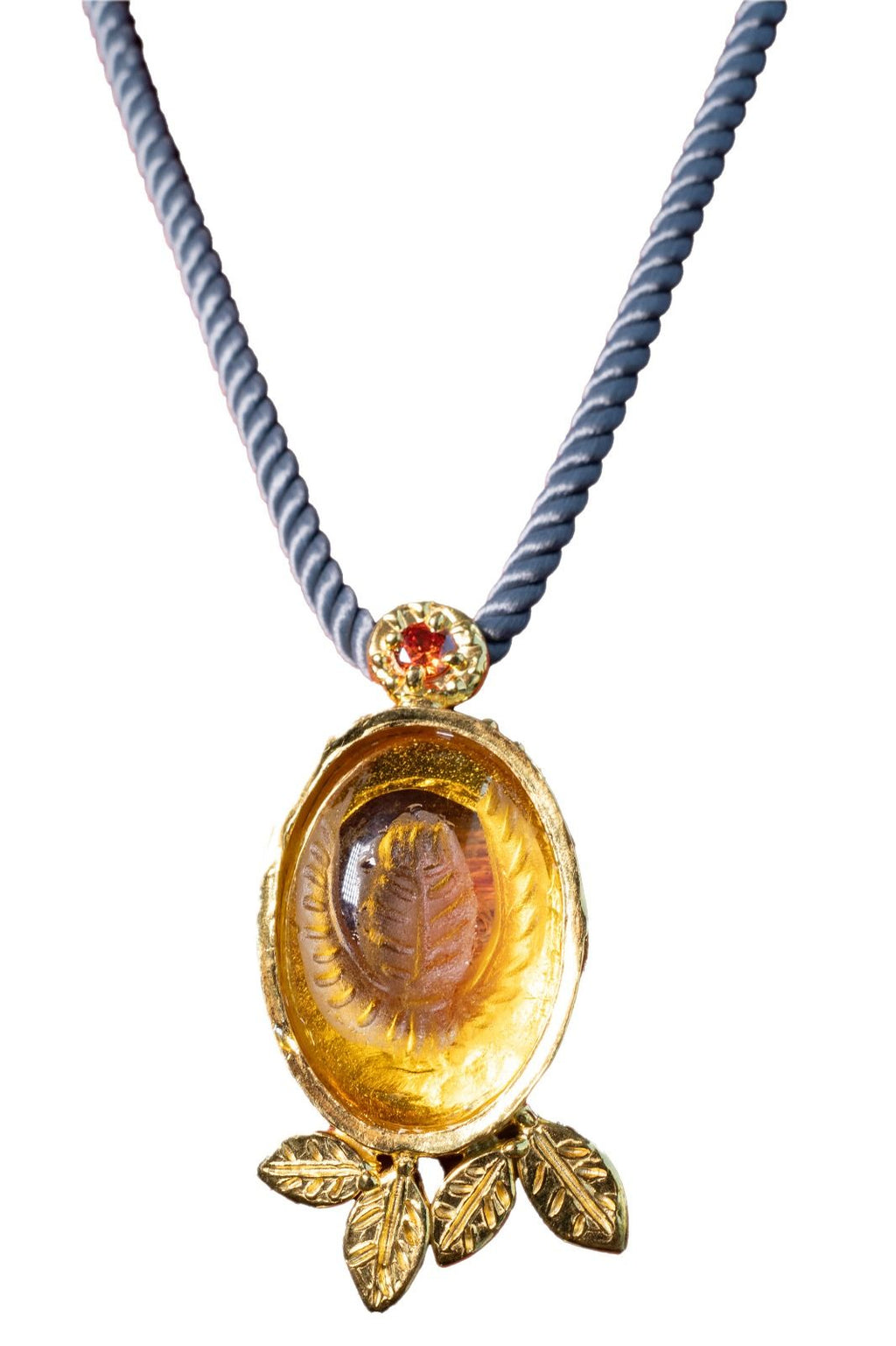 Demeter Yellow Quartz Necklace