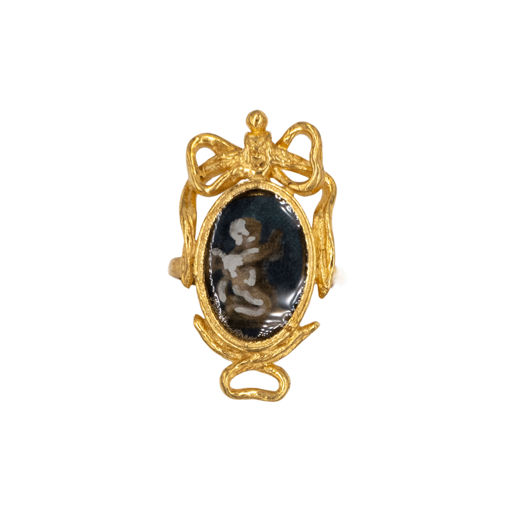 Celeste Bow Victorian Ring