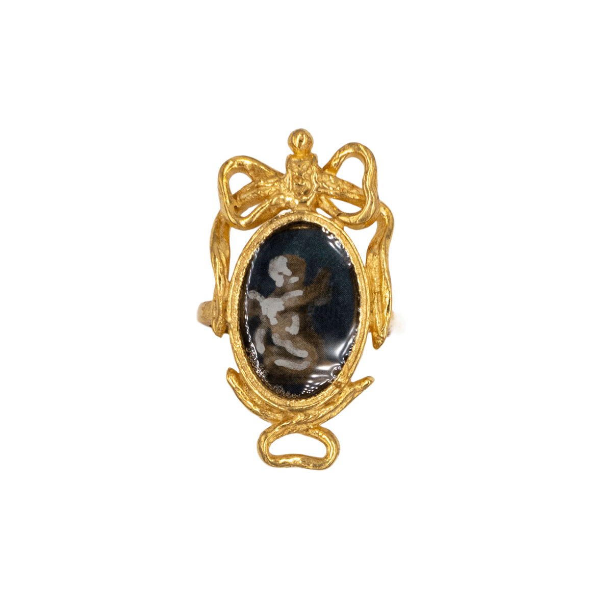 Celeste Bow Victorian Ring