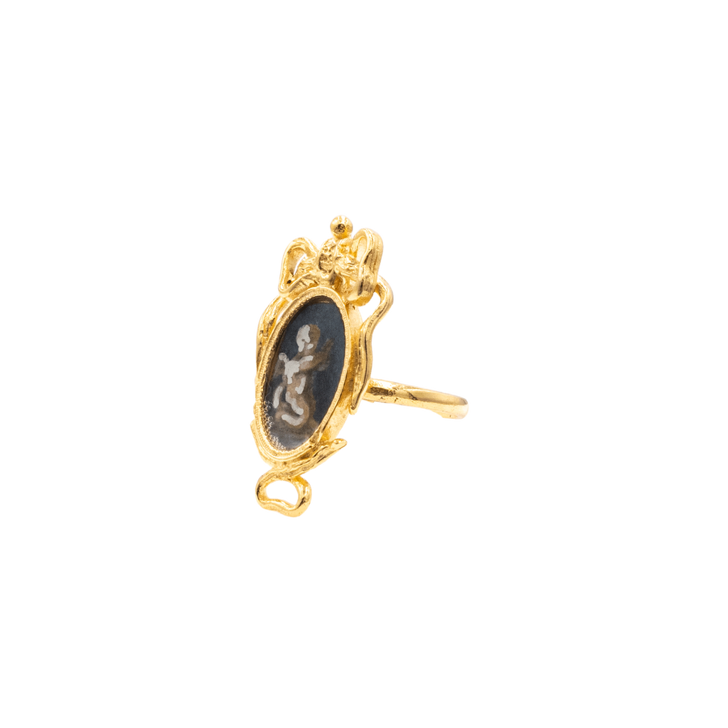 Celeste Bow Victorian Ring