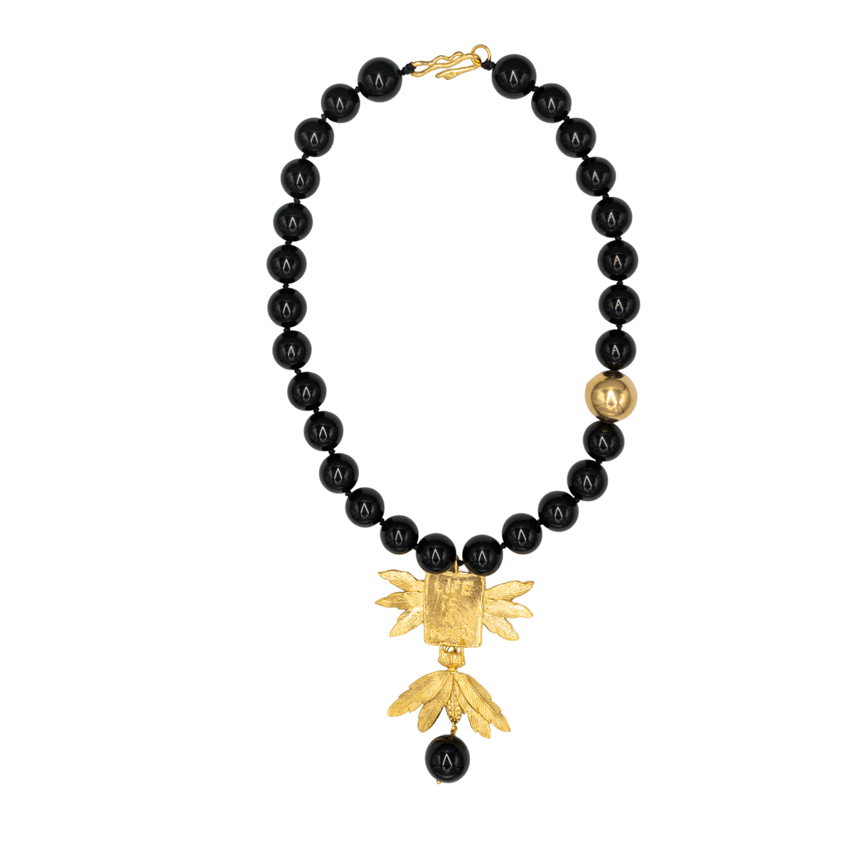 Life Is a Magic Noir Necklace