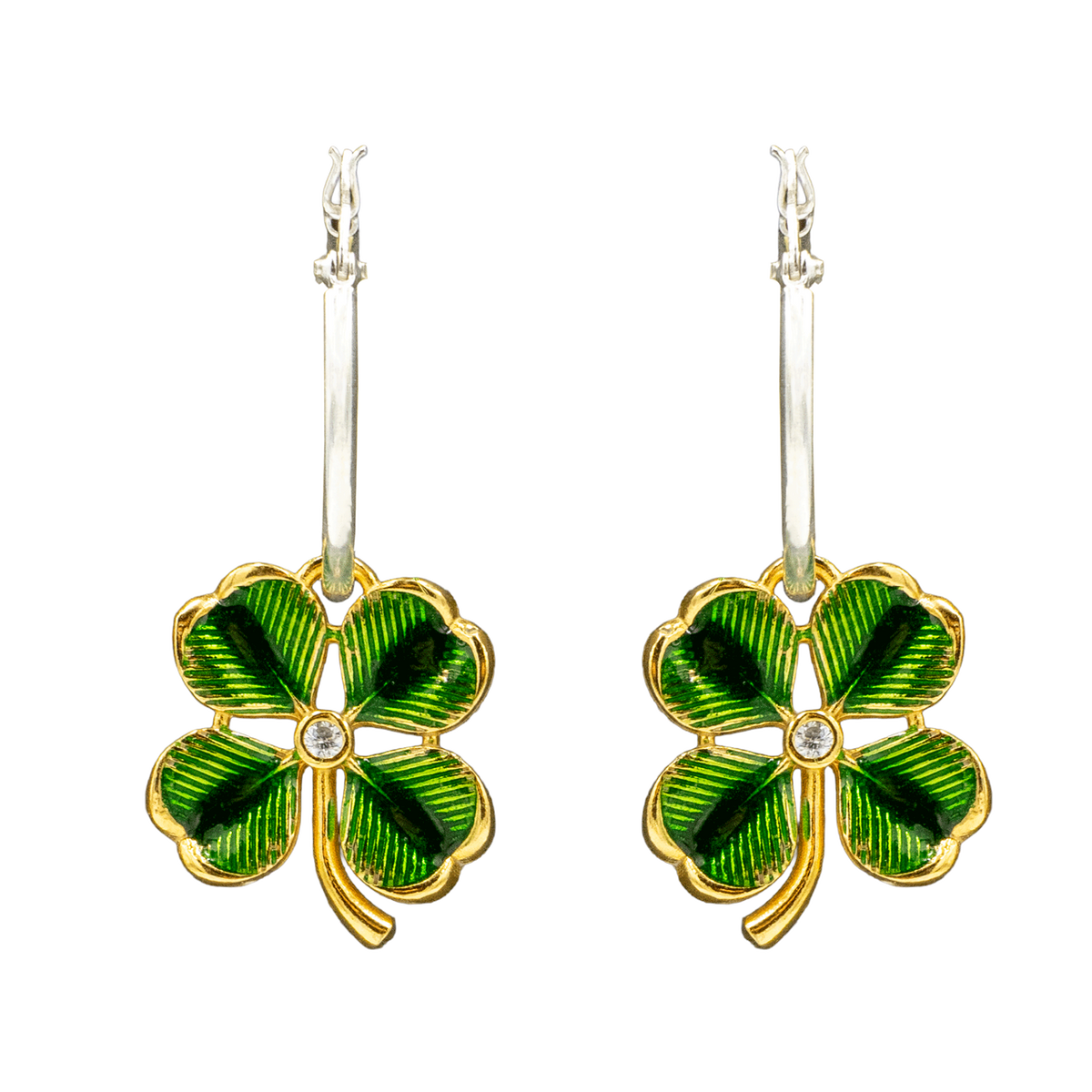 The Clover Whisper Earrings